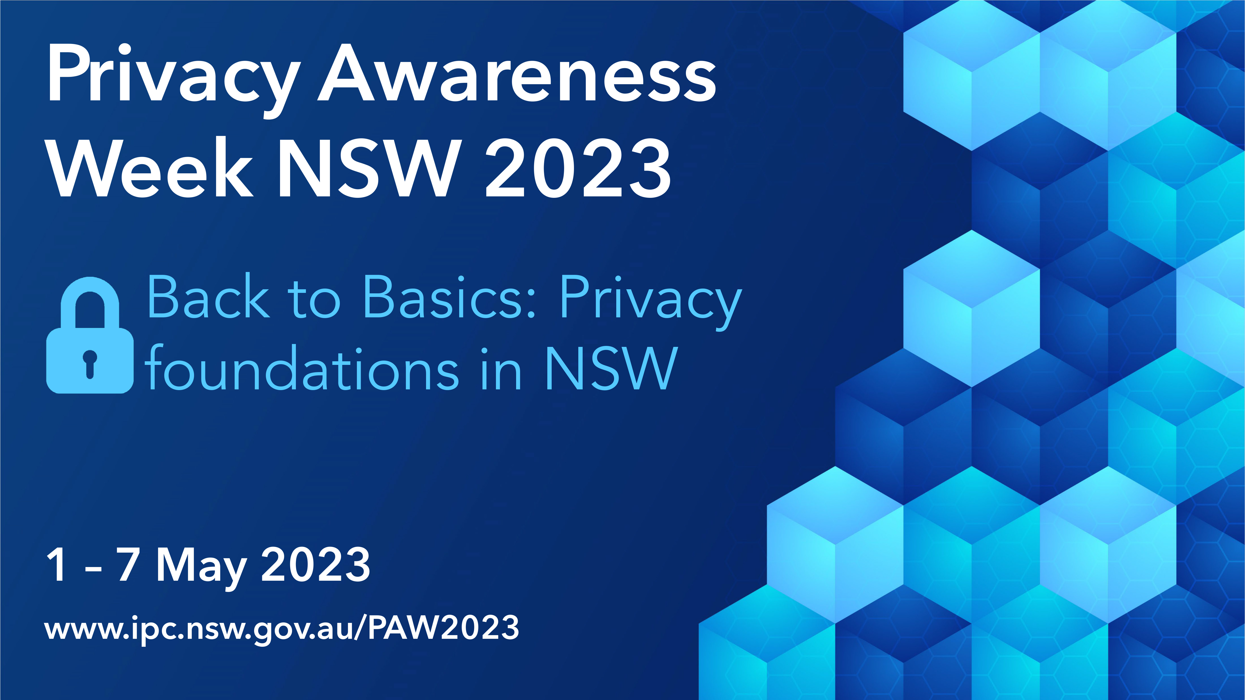 Privacy Awareness Week NSW 2023 - Social Tile